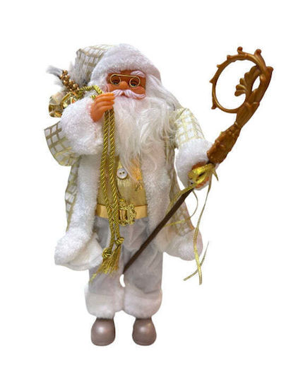 Dekorativer Weihnachtsmann Weiß