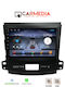 Carmedia Car Audio System for Peugeot 4007 Mitsubishi Outlander Citroen C-Crosser 2006-2012 Bluetooth USB Wi-Fi GPS Apple CarPlay Android Auto with 9 Inch Touch Screen
