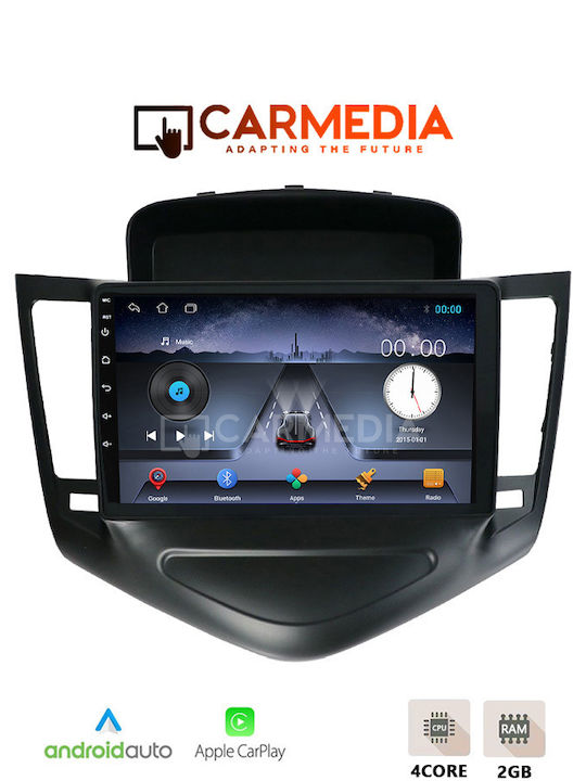 Carmedia Car Audio System for Chevrolet Cruze 2008-2012 (Bluetooth/USB/WiFi/GPS/Apple-Carplay/Android-Auto) with Touch Screen 9"