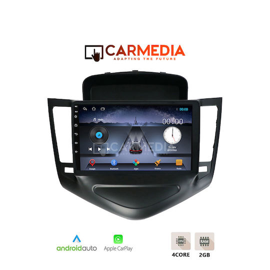 Carmedia Car Audio System for Chevrolet Cruze 2008-2012 (Bluetooth/USB/WiFi/GPS/Apple-Carplay/Android-Auto) with Touch Screen 9"