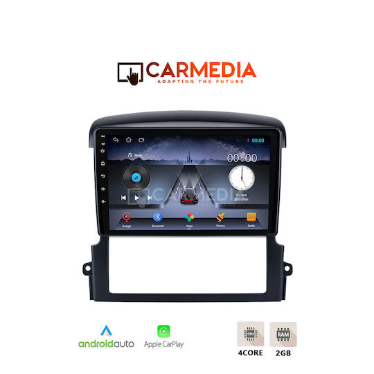 Carmedia Ηχοσύστημα Αυτοκινήτου για Kia Sorento 2006-2009 (Bluetooth/USB/WiFi/GPS/Apple-Carplay/Android-Auto) με Οθόνη Αφής 9"