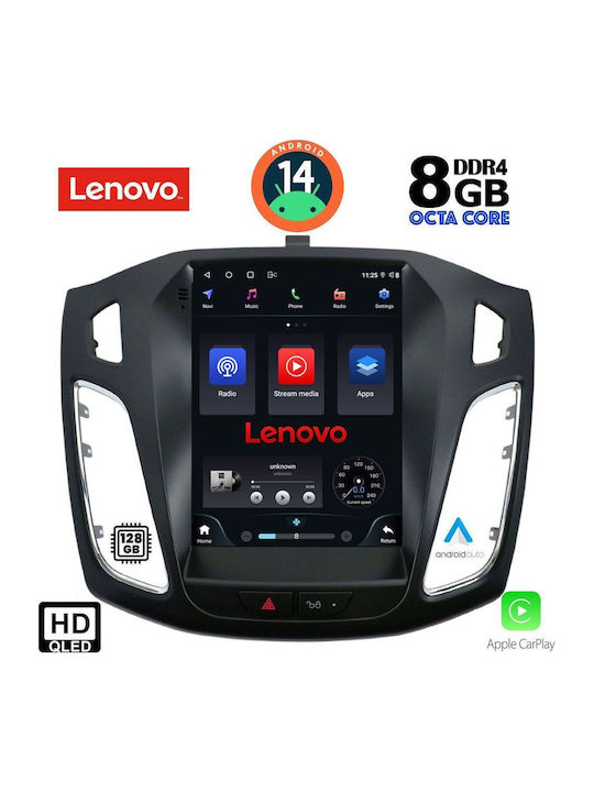 Lenovo Auto-Audiosystem für Ford Focus 2011-2017 (Bluetooth/USB/WiFi/GPS/Apple-Carplay/Android-Auto)