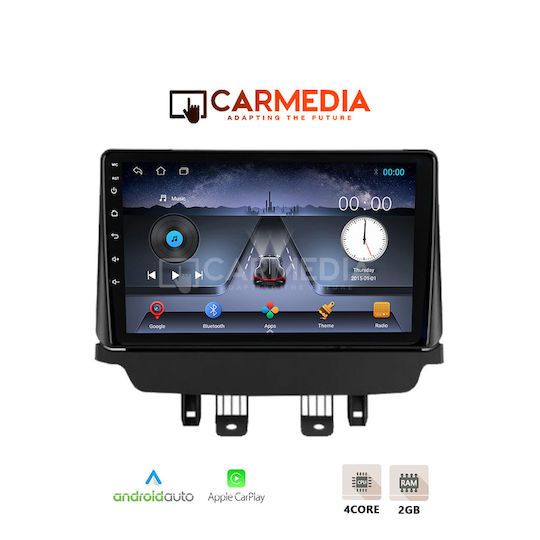 Carmedia Auto-Audiosystem für Mazda CX-3 2014 (Bluetooth/USB/WiFi/GPS/Apple-Carplay/Android-Auto) mit Touchscreen 9"