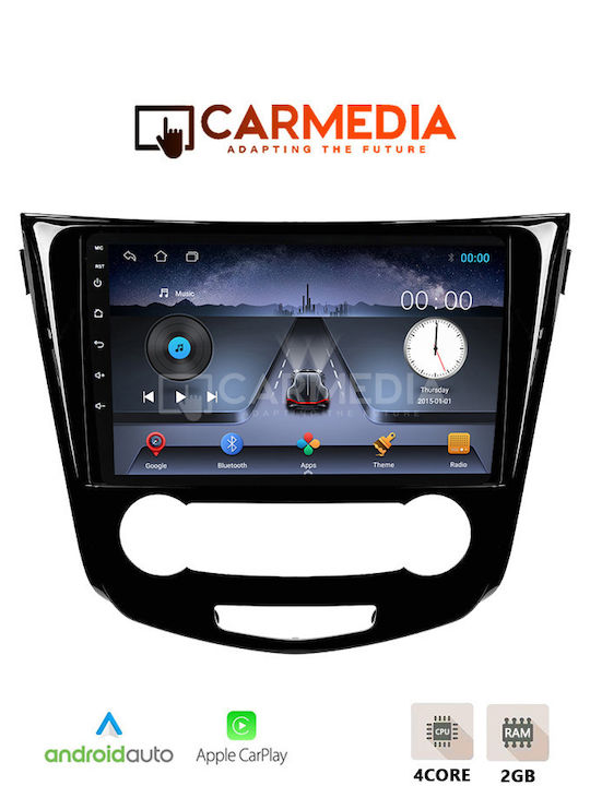 Carmedia Car Audio System for Nissan X-Trail / Qashqai 2014 (Bluetooth/USB/WiFi/GPS/Apple-Carplay/Android-Auto) with Touch Screen 10"