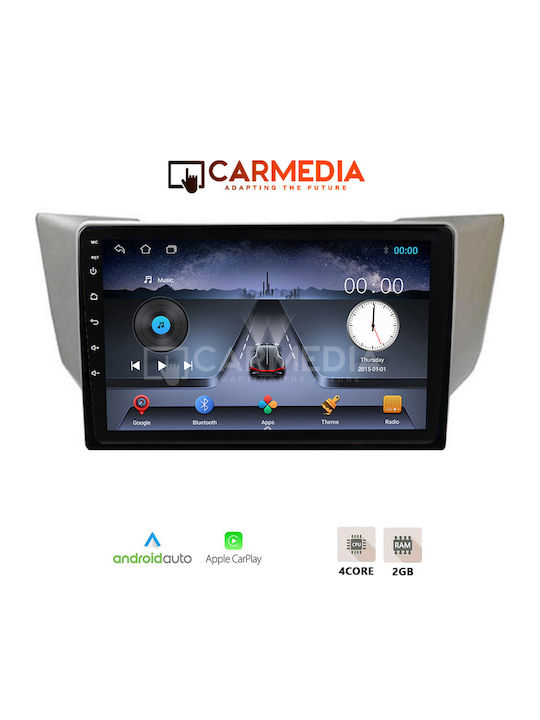 Carmedia Car Audio System for Lexus RX 2003-2008 with Touch Screen 9 inches Bluetooth USB Wi-Fi GPS Apple CarPlay Android Auto