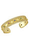 Damen Armband mit Design Byzantinisch aus Silber Vergoldet mit Zirkon