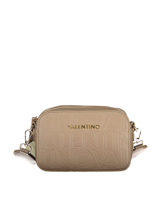 Valentino Bags Pansy Γυναικεία Τσάντα Ώμου Καφέ