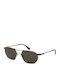 Replay Unisex Sunglasses with Gold Metal Frame and Gray Lens