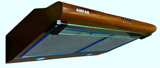 Airfan Freestanding Vent Hood 60cm Brown