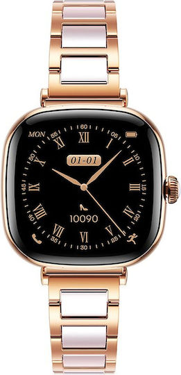 Joyroom Starlight JR-FS1 Ceramic Smartwatch με Παλμογράφο (Χρυσό)