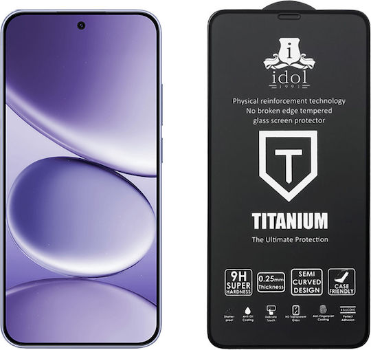 Idol 1991 0.25mm Full Glue Tempered Glass Black (Redmi Note 15 Pro 5G)