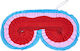 Blindfold Maske Pinata Flippy Set 3 Stück Crepe Papier Pinata Zubehör 17 x 8,4 cm Mehrfarbig
