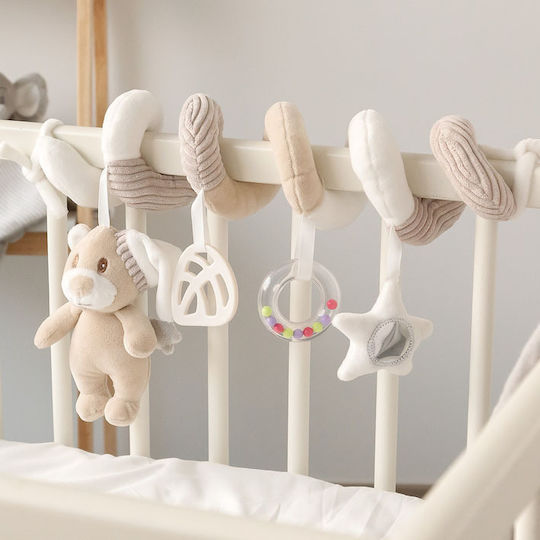 Kiokids Σπιράλ Παιχνίδι Κούνιας και Καροτσιού με Μασητικό Dolci Amici για 3+ Μηνών