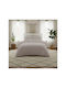 Melinen Sheet Super-Double with Elastic 160x200+35cm. Lavish Ecru