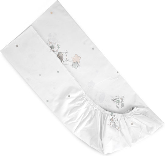 Lorelli Cu Cauciuc Alb 70x140cm