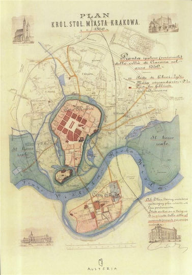 Notes - Plan Of The City Of Krakow