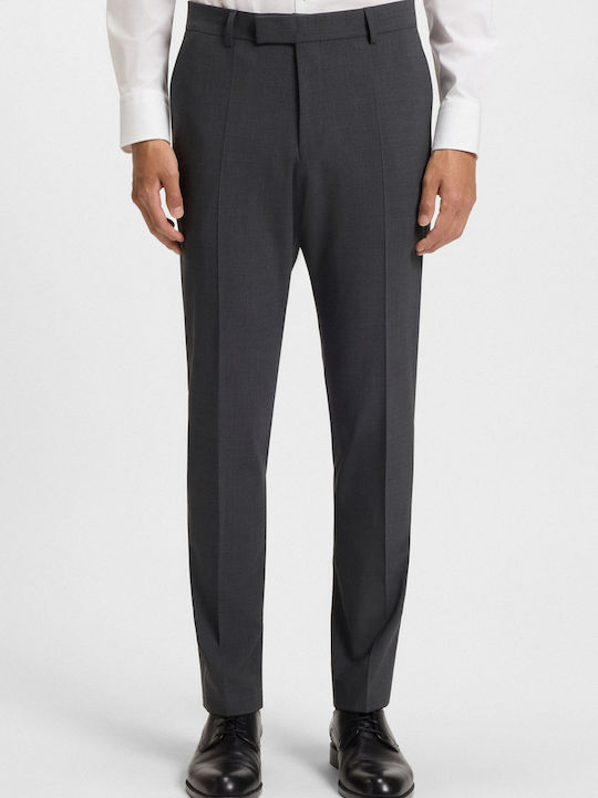 Boss Trousers Suit in Slim Fit Grey