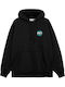 Heavy Sweatshirt With Hood Black