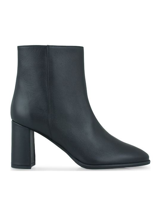 Tsakiris Mallas Leder Stiefeletten Damen Schwarz