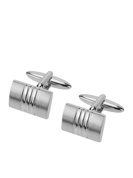 Ascot Cufflinks in Silver Color
