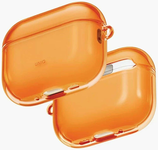 Uniq Uniq Bluetooth-Ohrhörer Zubehör Silikonhülle in Orangener Farbe für Apple AirPods Pro 3