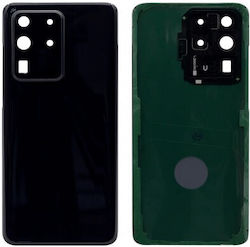Samsung Galaxy S20 Ultra Battery Cover and Camera Lens Black Grade A