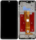 Screen with Touch Mechanism and Frame for Samsung Galaxy A07 (Black)