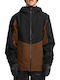 Volcom Brighton Men's Ski & Snowboard Jacket Brown G0652608-BRN