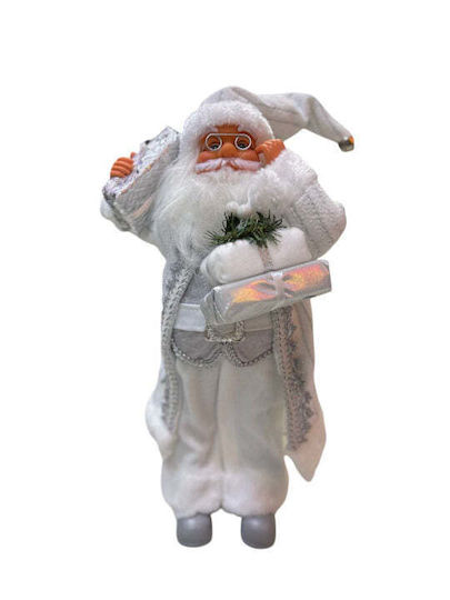 Dekorativer Weihnachtsmann Weiß