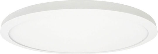 Bot Lighting Πλαφονιέρα Οροφής 58.3εκ. Λευκή με Ενσωματωμένο LED