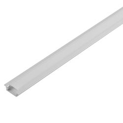 Προφίλ Αλουμινίου Χωνευτό Ταινίας Led Stp201a 2,47x0,7cm 2m Ip20 Silver Bot Lighting