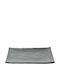 Tognana Plate Shallow Rectangular made of Melamine Black 25x17cm 6pcs
