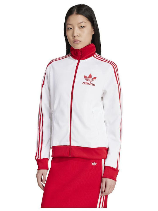Track Top Damen Jacke White