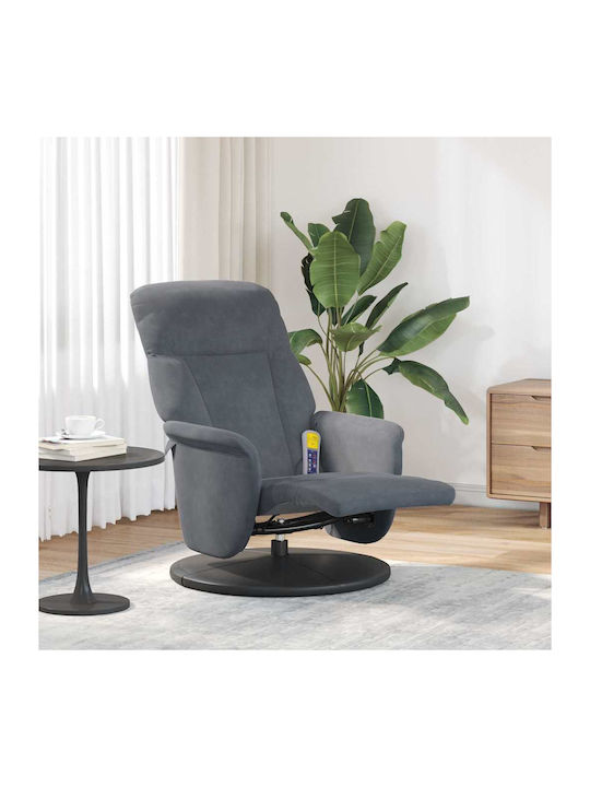 Modern Velvet Gray Recliner M91xW71xH105cm
