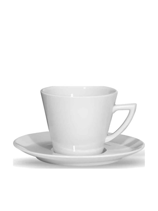 AXA Porcelaine Cup Coffee Porcelain Brown 415ml