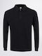 Polo Long Sleeve PL200UC Hobart Velilla Black