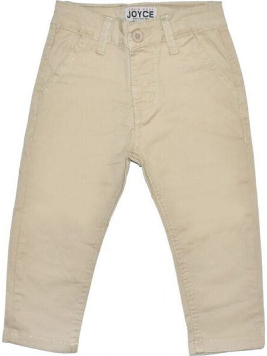 Joyce Kinder Schlaghose Stoff Beige