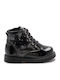 Kids Boots from Patent Leather Black