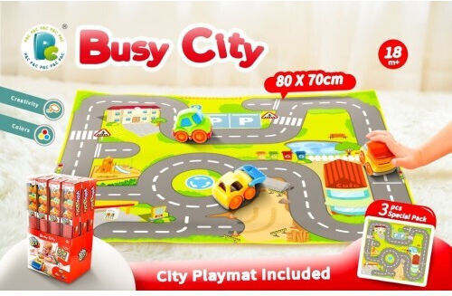 Just Toys Kids Synthetic Activity Mat 80x70cm