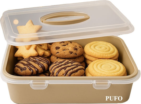 Kuchenständer Kunststoff mit Deckel Transparent 32x23cm
