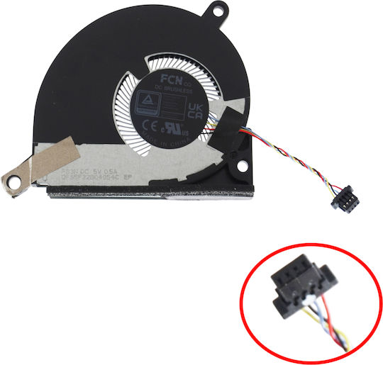 Laptop Fan Vram Cooling Fan Asus Rog Strix G16 G614ji G614jir G614jj G614jz G614jzr G18 G814ji Scar 16 G634jy 18 G834jy Dfs5f22b04954c 13nr0d90p09011 6033b0136301 4pin Code 81505