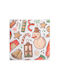 Christmas Luxury Napkins Paloma 20 Pieces Christmas Tableware Ornaments White