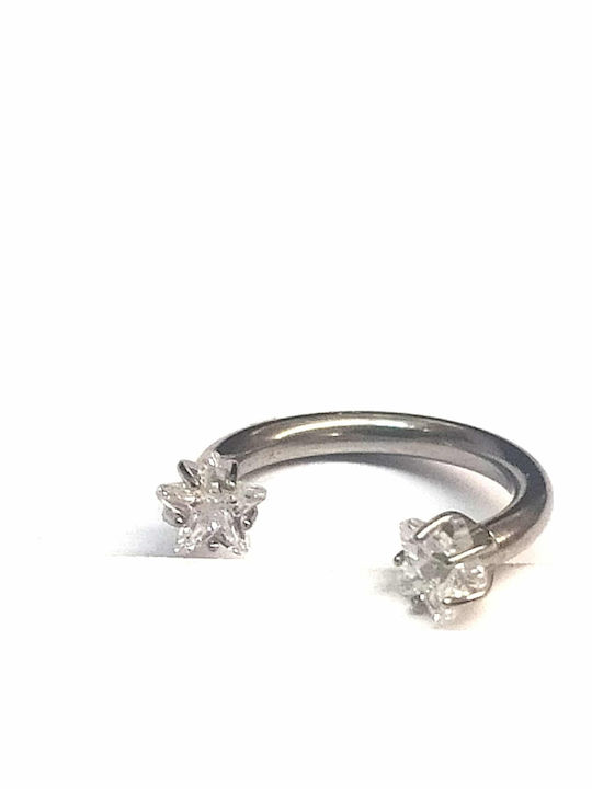 Amalfi Accessories Earring Bar Titanium