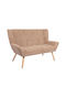 Nesto Doppelsitzer Sofa Braun 126x86x78cm