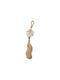 Marhome Hanging Lucky Charm Clover Gold made of Metal 22cm 1pcs