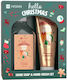 HiSkin Hello Christmas Sweet Chocolate Σετ Περιποίησης για Ενυδάτωση & Καθαρισμό Σώματος 2τμχ