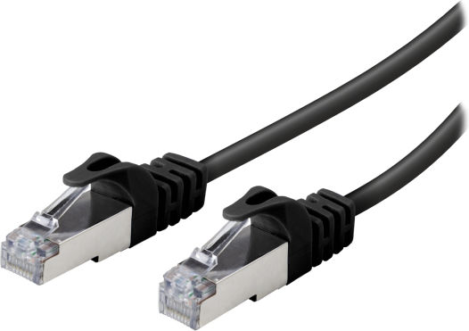 Vivanco U/UTP Cat.8 (40Gbps) Καλώδιο Δικτύου Ethernet 3m Μαύρο