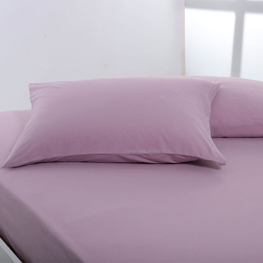Silk Fashion Σετ Μαξιλαροθήκες με Φάσα Syklamen 50x70εκ.