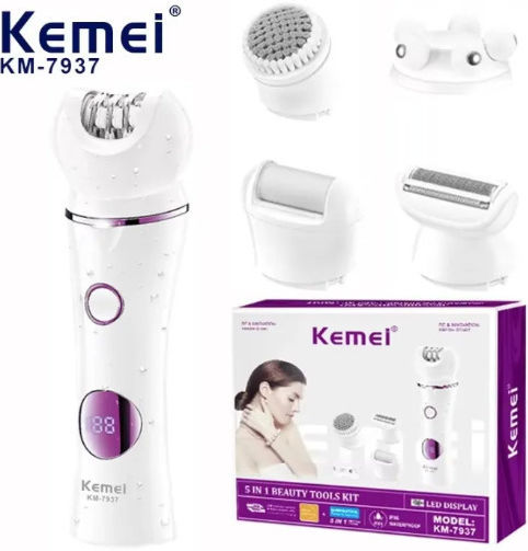 Kemei Σετ Αποτρίχωσης Epilator για Σώμα & Μπικίνι KM-7937