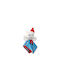 Cat Toy Kong Holiday Christmas Crackles Santa Kitty Blue